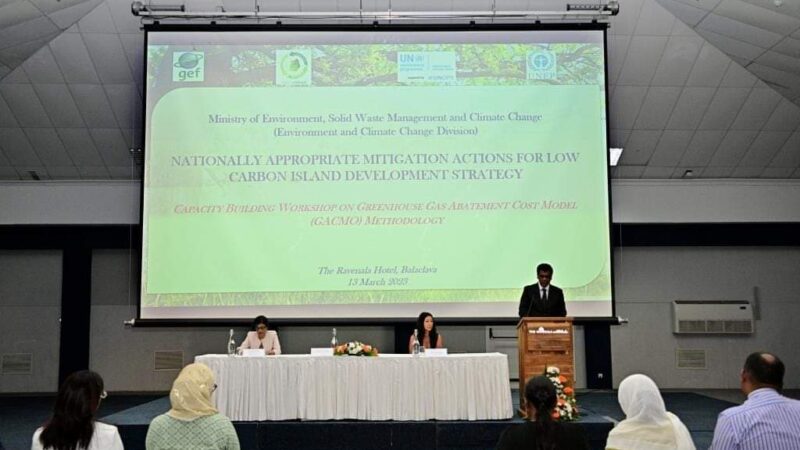 Climate Change: Capacity Building Workshop under the Nationally Appropriate Mitigation Actions project held in Balaclava
