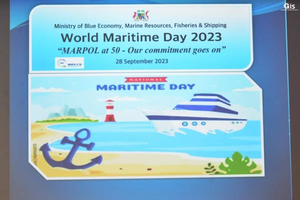 Iconic buildings in the Port Area light up blue to mark World Maritime Day 2023