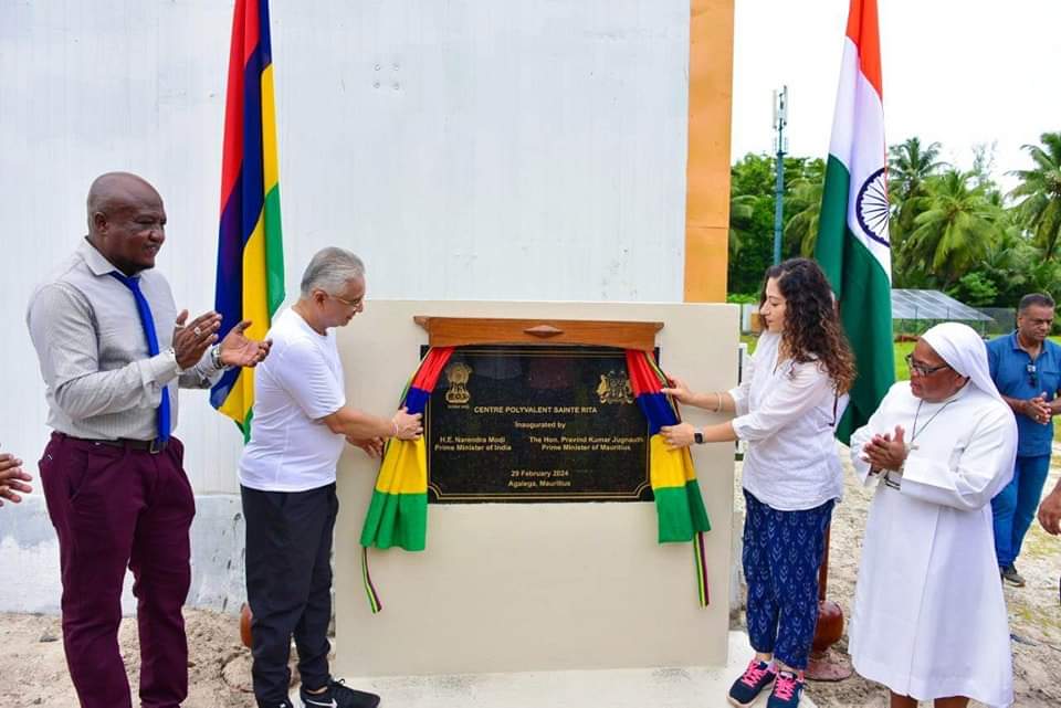 Agaléga : PM Jugnauth inaugurated New Administrative Block and visited the South of the  Island