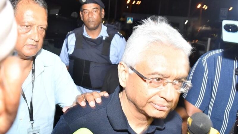 Former PM Pravind Jugnauth arrested on money laundering charges, released on bail