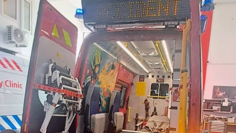 Specialized Ambulance for road accidents