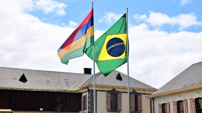 Ambassador of Brazil presents Credentials to President Gokhool