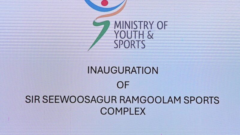 Prime Minister Ramgoolam inaugurates SSR Sports Complex in Triolet