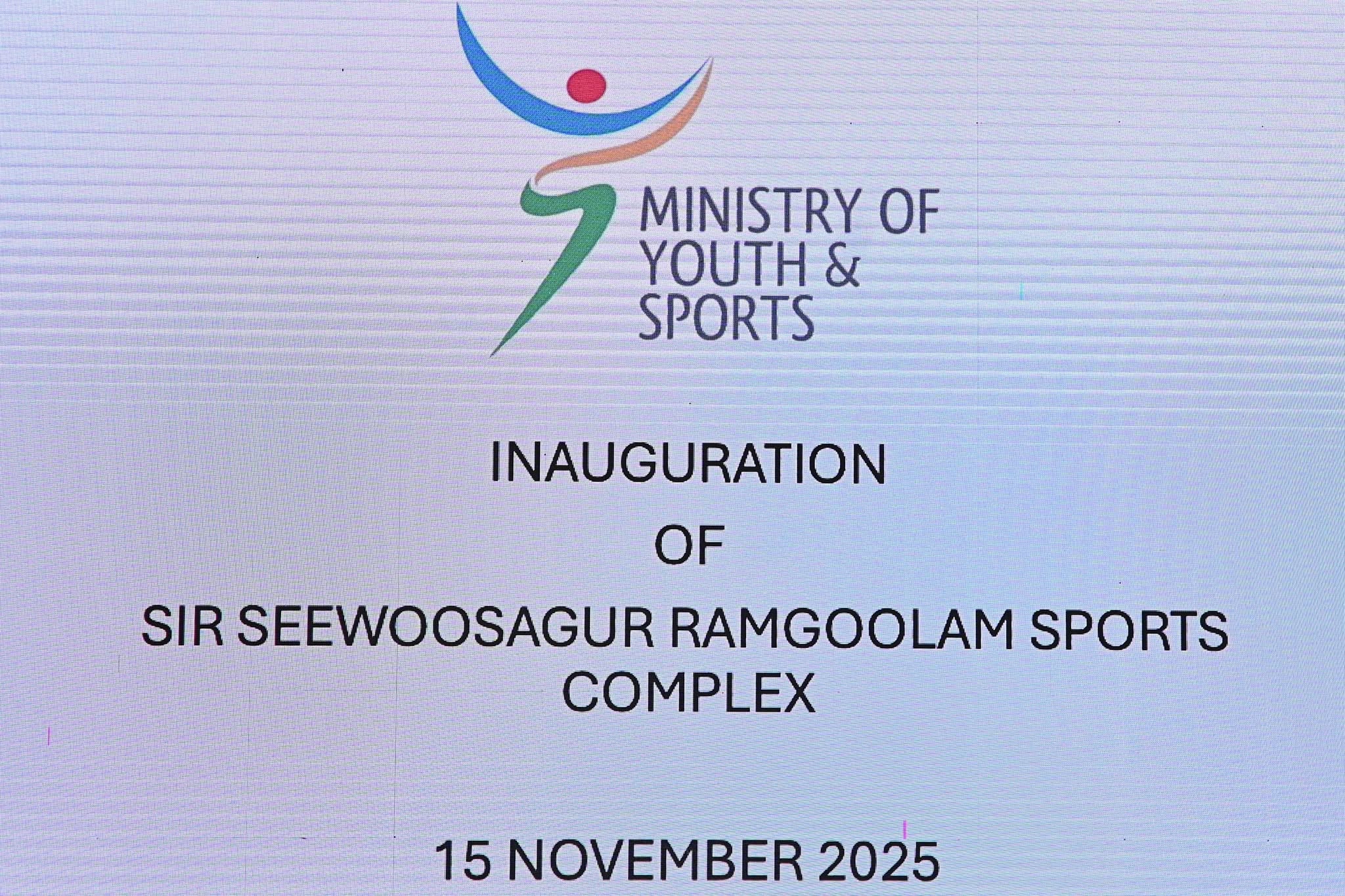 Prime Minister Ramgoolam inaugurates SSR Sports Complex in Triolet